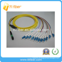 MTP / MPO - LC / UPC singlemode 12cores Fibra Óptica Patch Cord